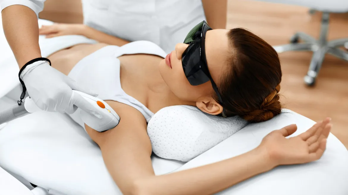 Laser hair removal treatment at Jeune Medspa La Habra